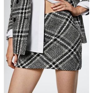 Mango tweed skirt
